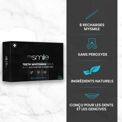 Mysmile Gels De Blanchiment Dentaire Recharge 3 Gels